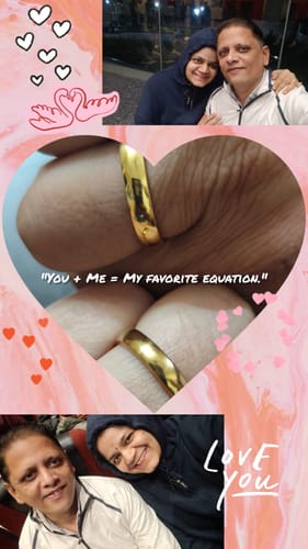 Customer photo review of Lustre Band Classic Ring