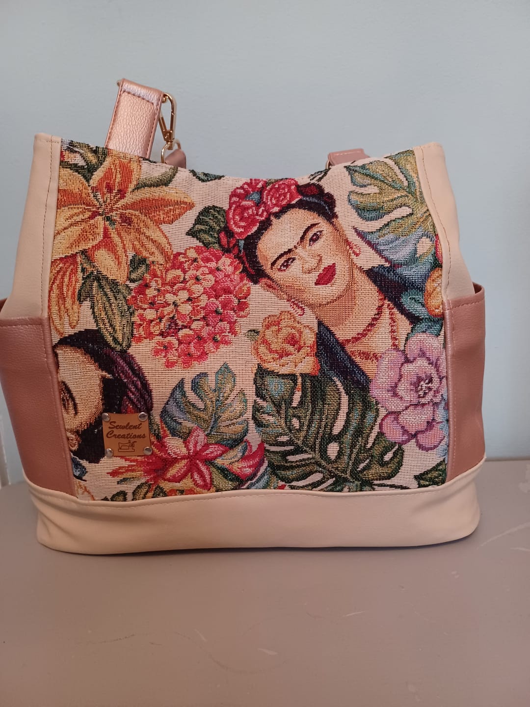 Customer photo review of Floral Frida Tapestry Fabric