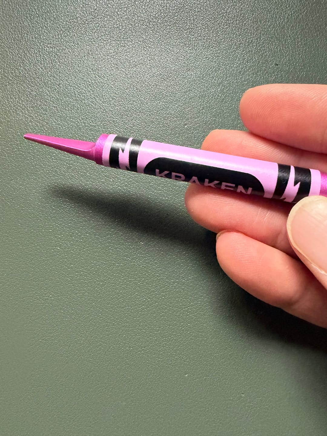 Customer photo review of Kraken Crayon Divot Tool - Kraken Ink