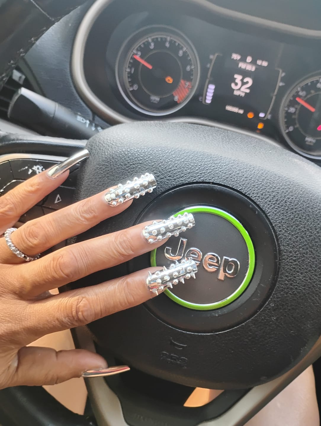 Customer photo review of CHEROKEE Door Emblem Overlay Decal Set | Fits 2014–2025 Jeep Cherokee