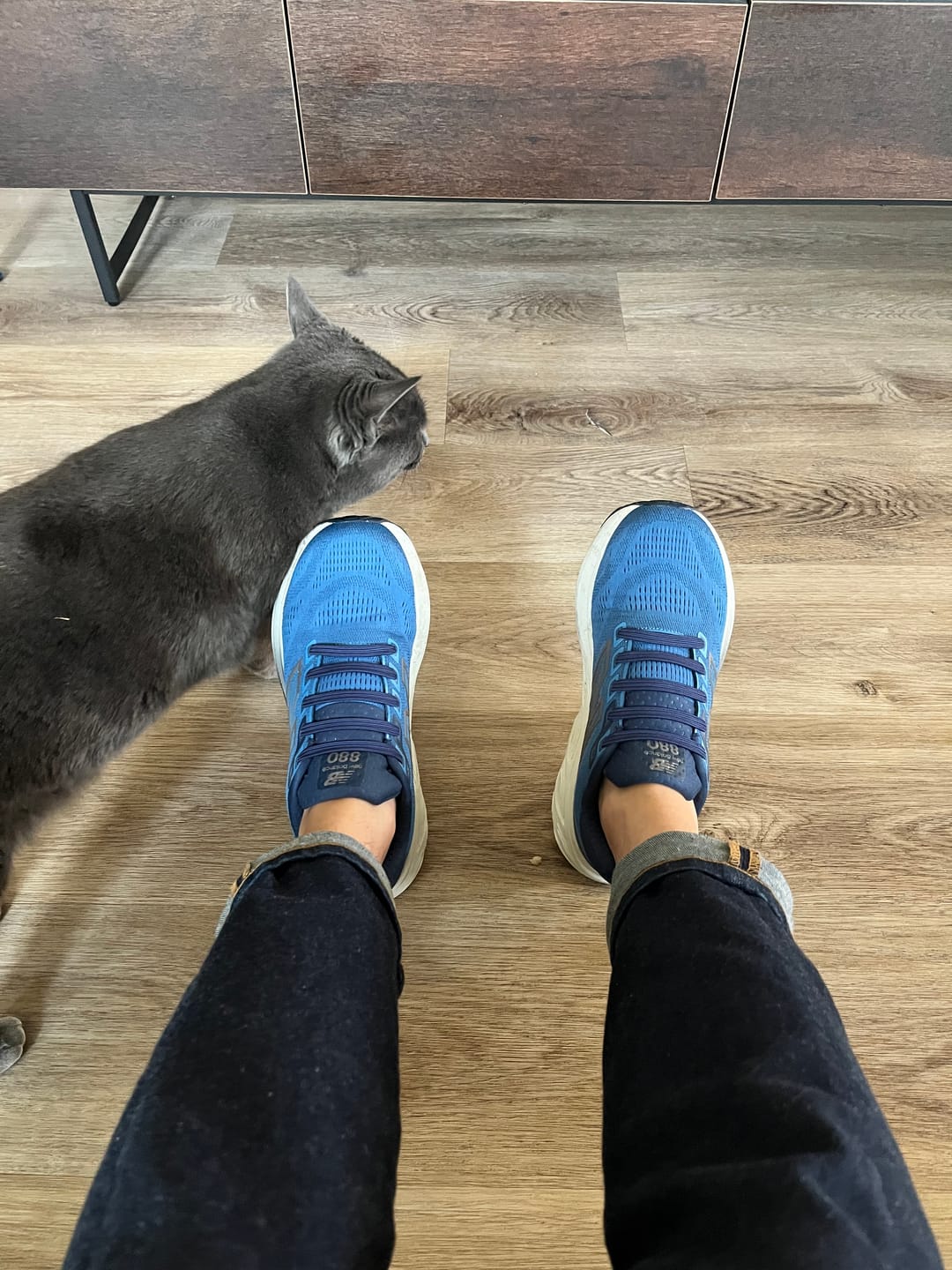Customer photo review of uLace Classic - Light Navy Blue