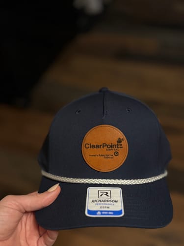Customer photo review of Custom Leather Patch Performance 5 Panel Rope Hat - Richardson 258