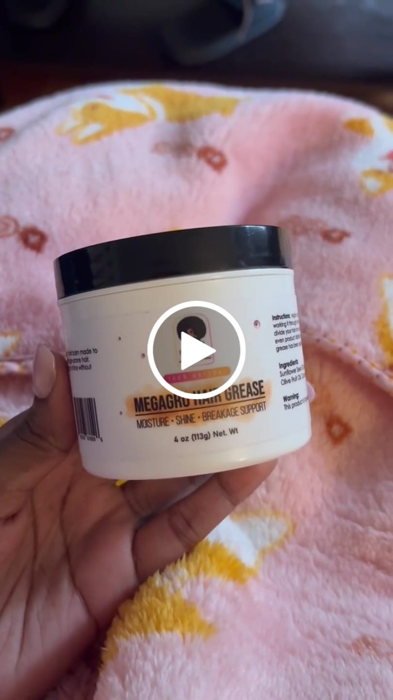 Customer video review of MegaGro Hair Grease