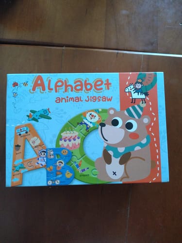Customer photo review of Rompecabezas Jumbo Alfabeto | Números