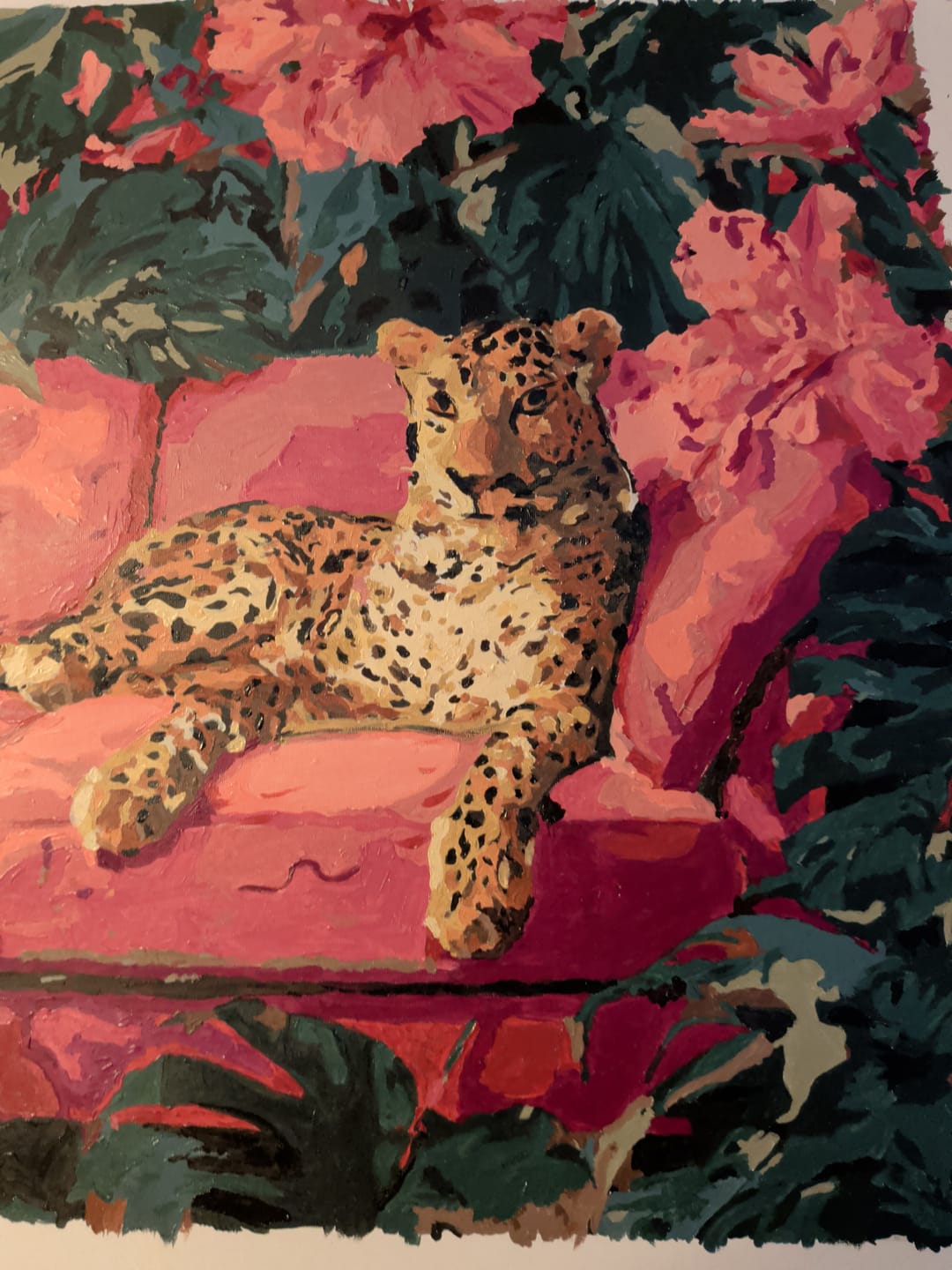 Customer photo review of Wild elegance | Paint by Number