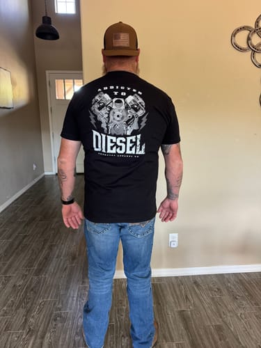 Customer photo review of DIESEL ADDICT TEE