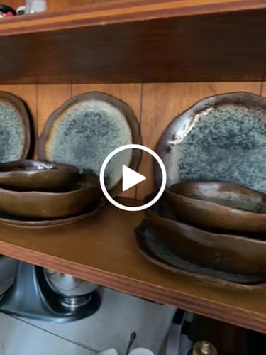 Customer video review of 16 Piece Set Dinnerware Set-Espresso Stone