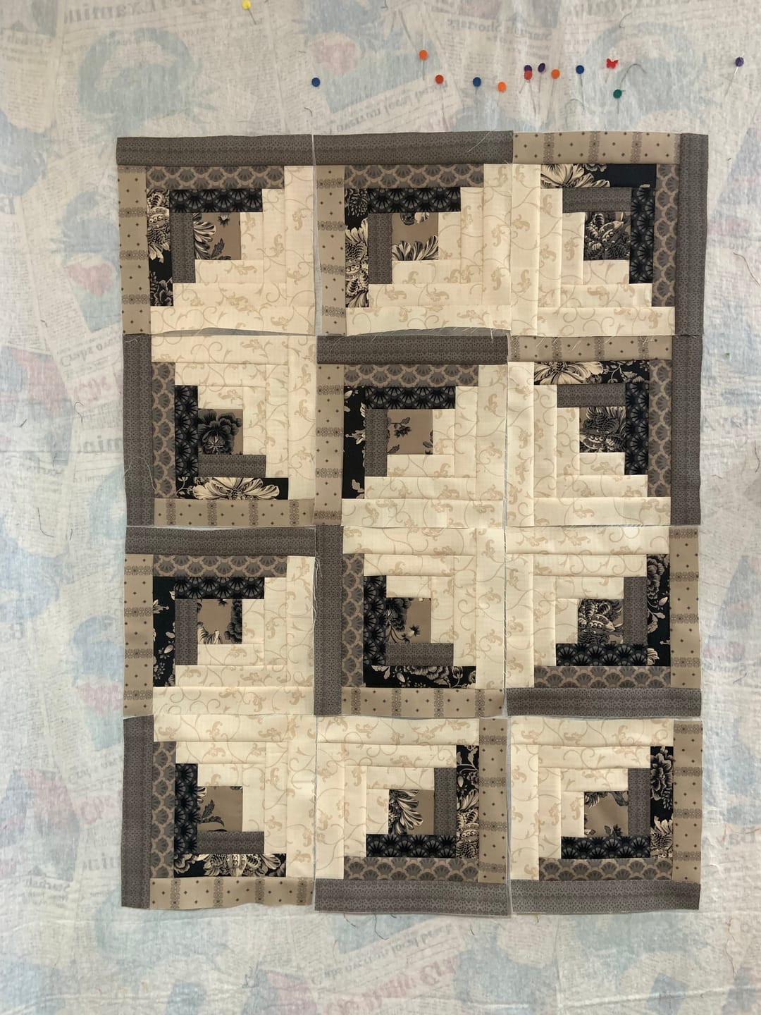 Customer photo review of Block Of The Month - Cotillion (109.5" x 109.5")