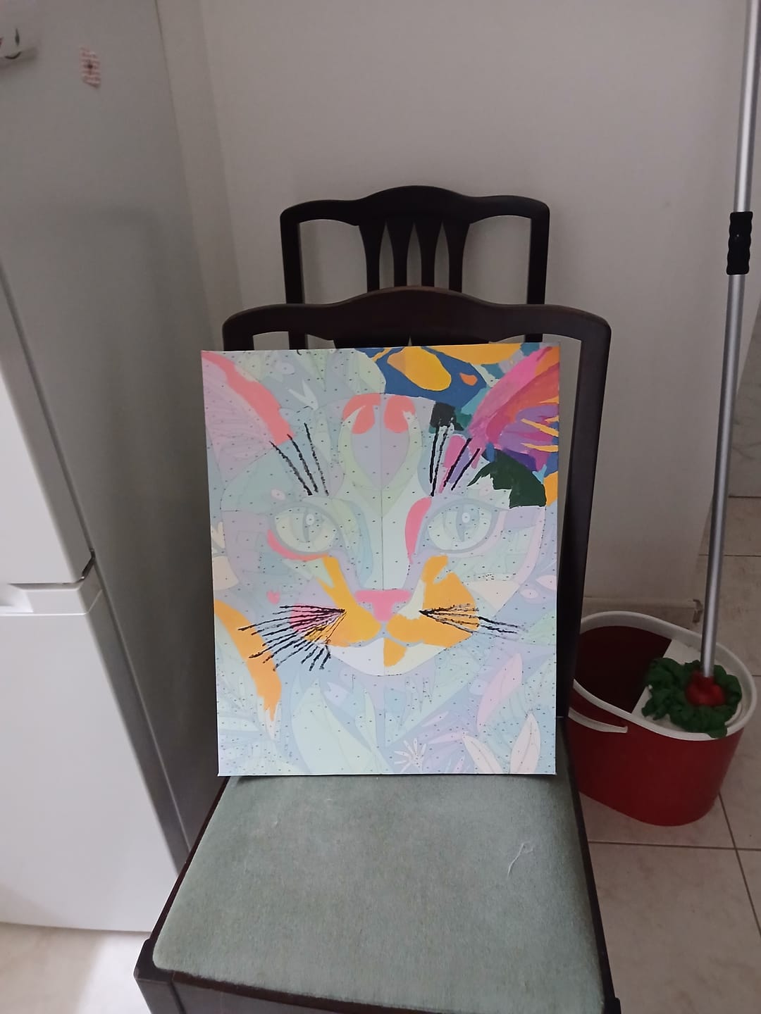 Customer photo review of Peeking Cat