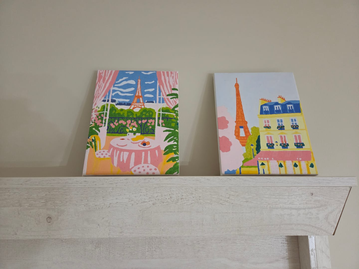 Customer photo review of 6 Mini Paintings - Paris Set