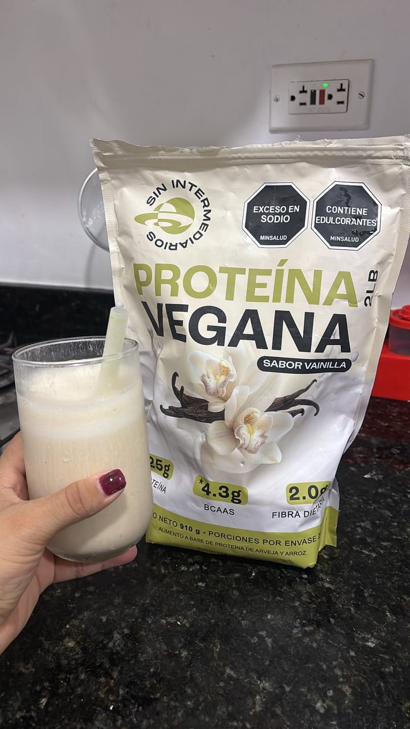 Customer photo review of Proteína Vegan - Vainilla
