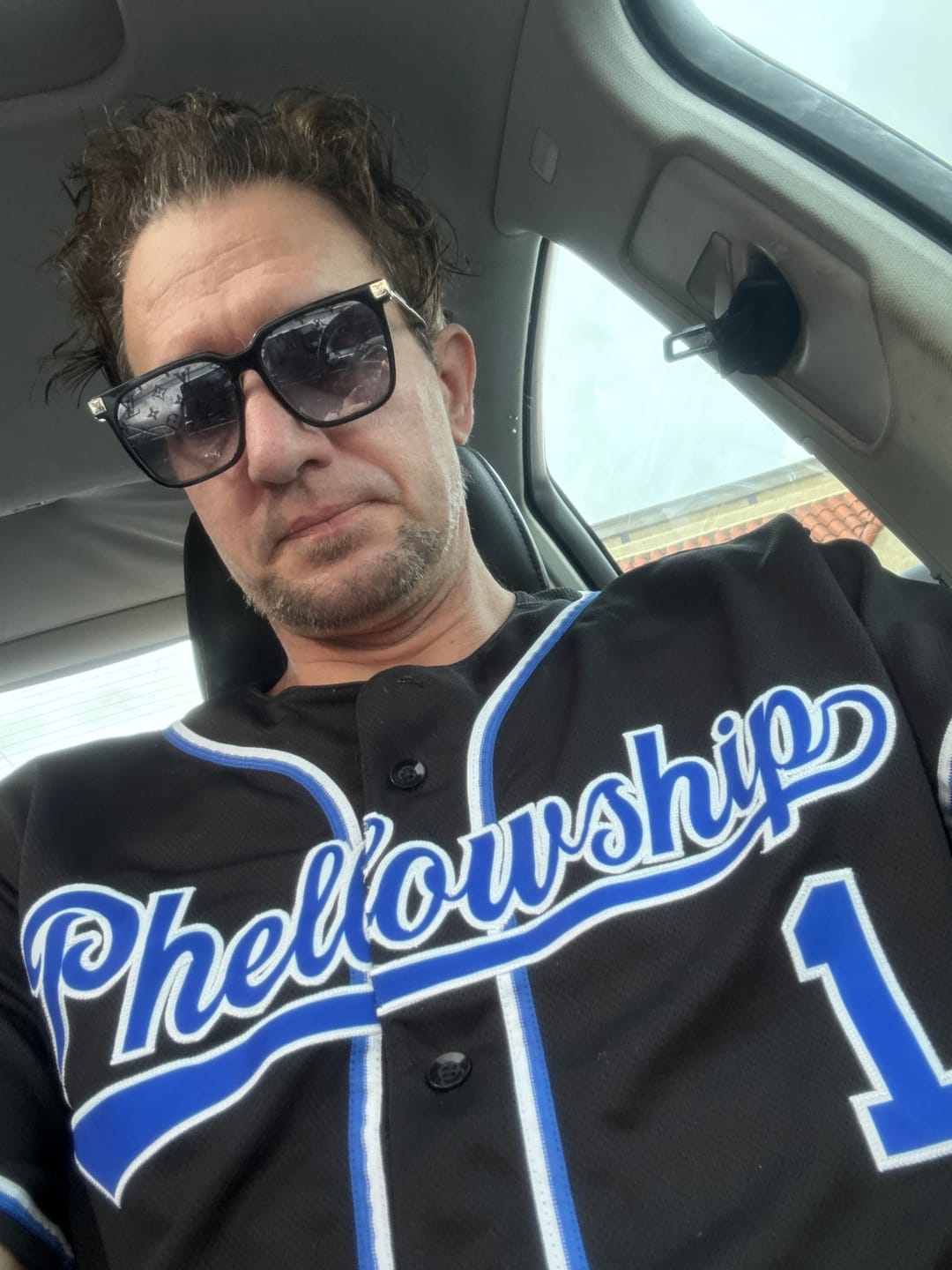 Customer photo review of Custom Black Royal-White Classic Style Authentic Baseball Jersey