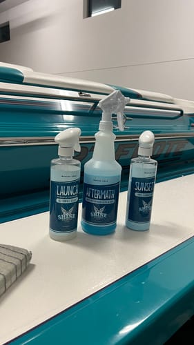 Customer photo review of Scrub Ninja Interior Scrubbing Sponge - grey/white