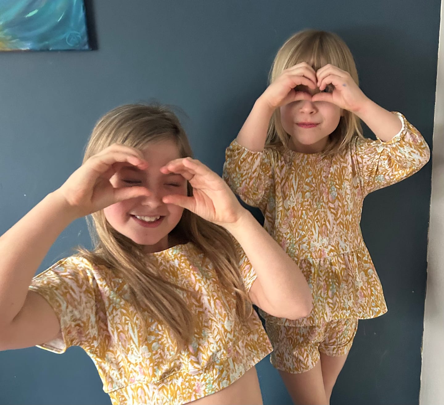 Customer photo review of Busy Gardens Cotton Jersey Fabric