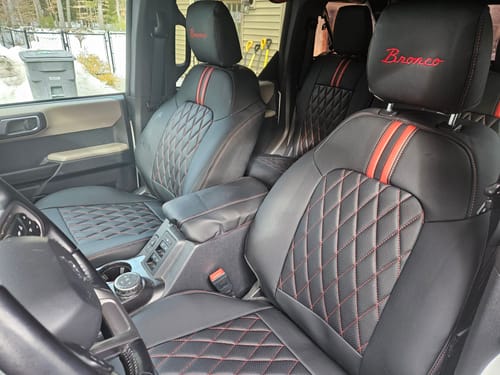 Customer photo review of Premium Custom-Fit Seat Covers