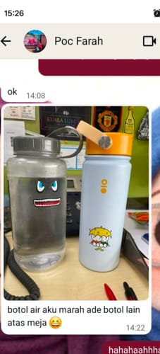 Customer photo review of Miffy Ace Bottle Medium