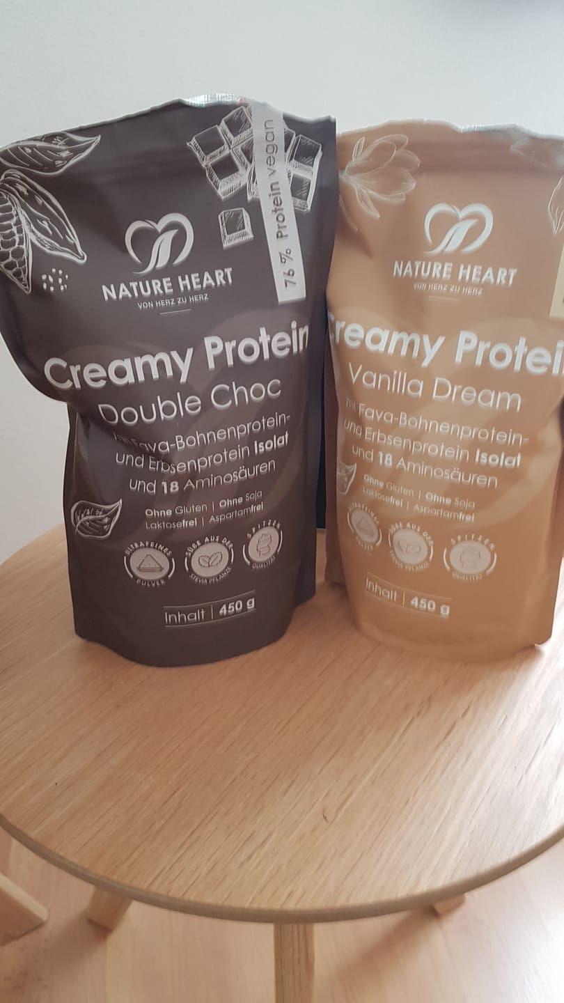 Customer photo review of Creamy Protein Double Choc