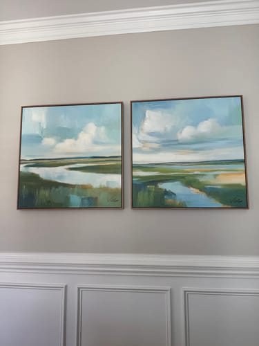 Customer photo review of Landscape Canvas Art #LA070