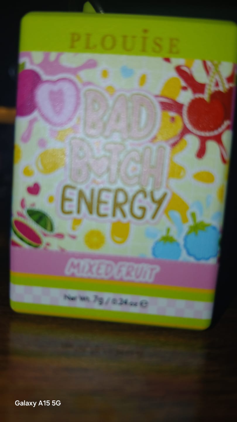 Customer photo review of P. Louise Bad Bitch Energy Keychain Lip Balm