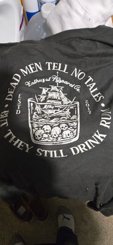Customer photo review of DEAD MAN TEE