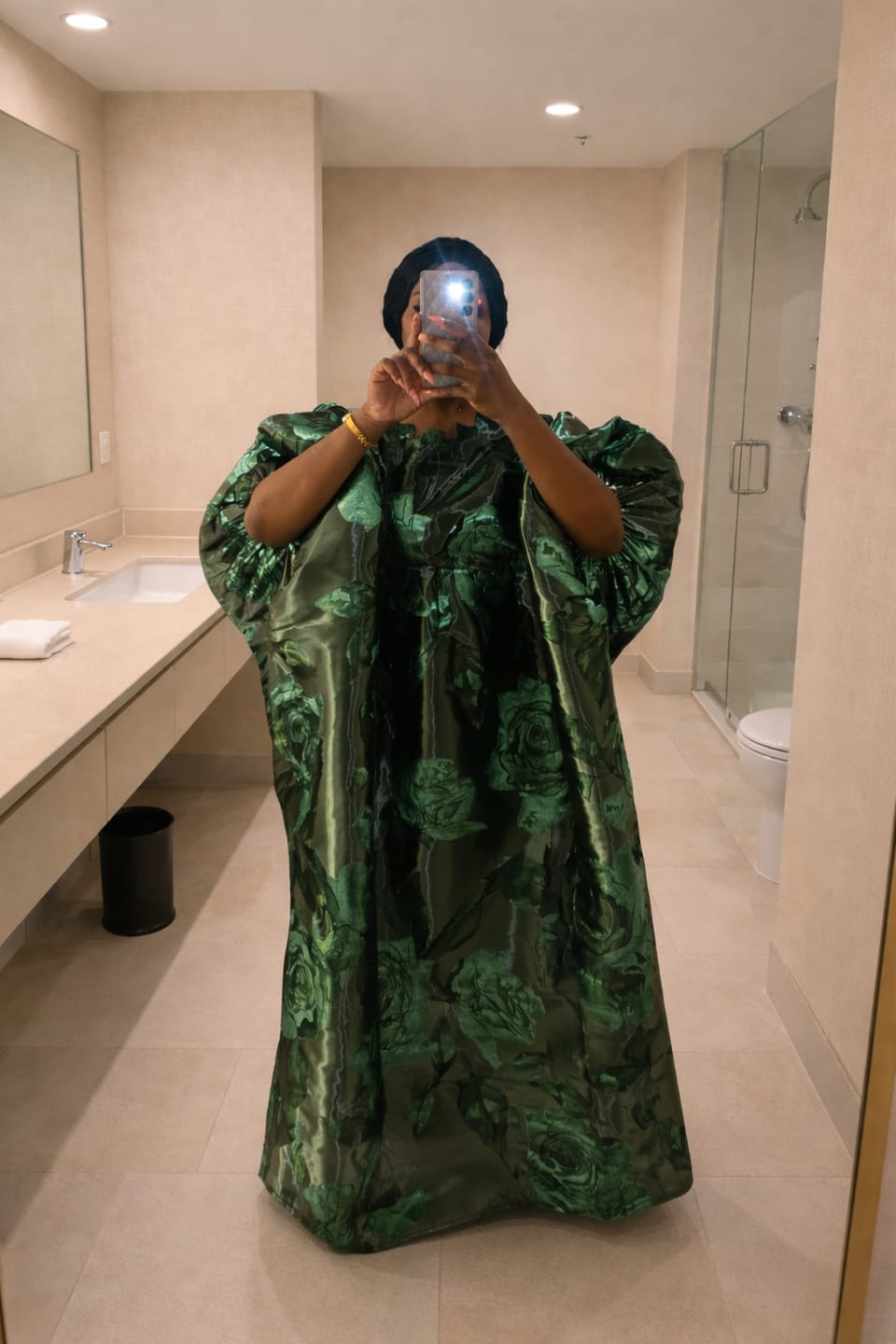 Customer photo review of Vicky Metallic Boubou