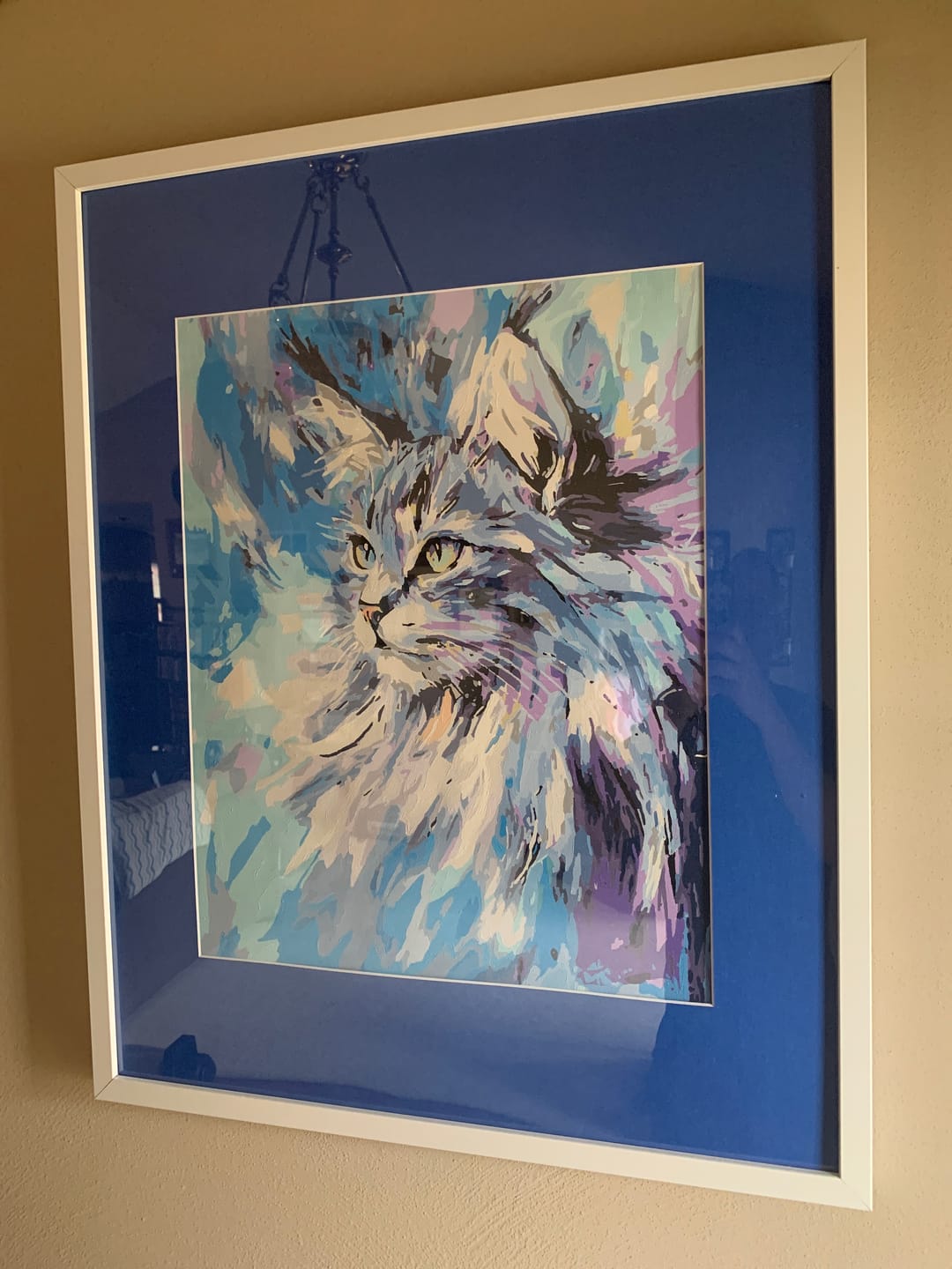 Customer photo review of Abstract Maine Coon