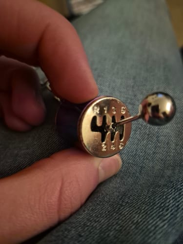 Customer photo review of Mini Shifter Keychains