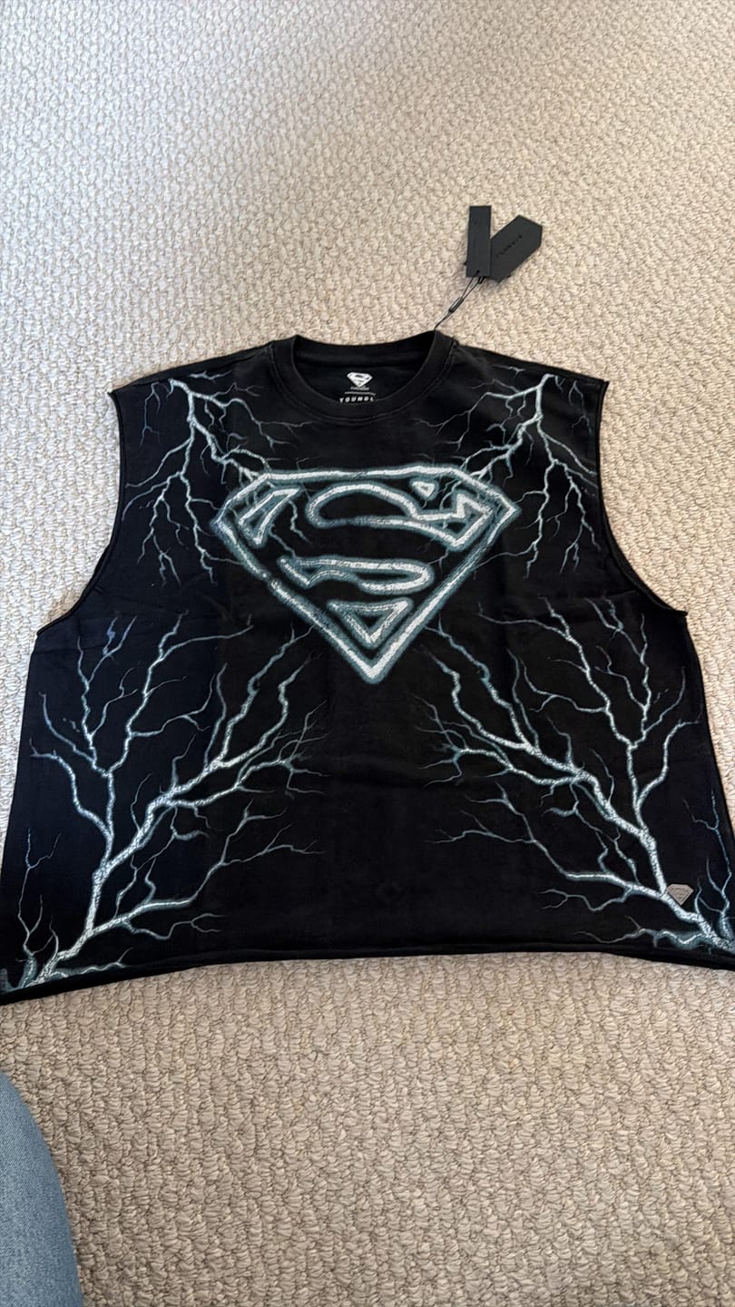 Customer photo review of 3004 - Superman Cut-Offs