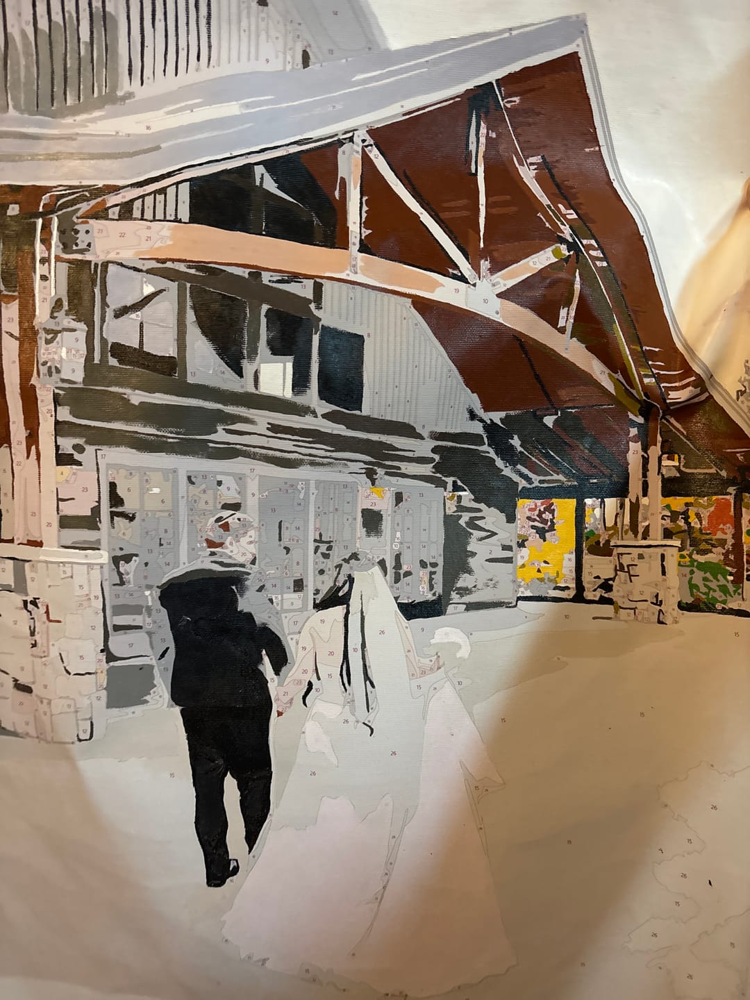 Customer photo review of Paint by Number Kit