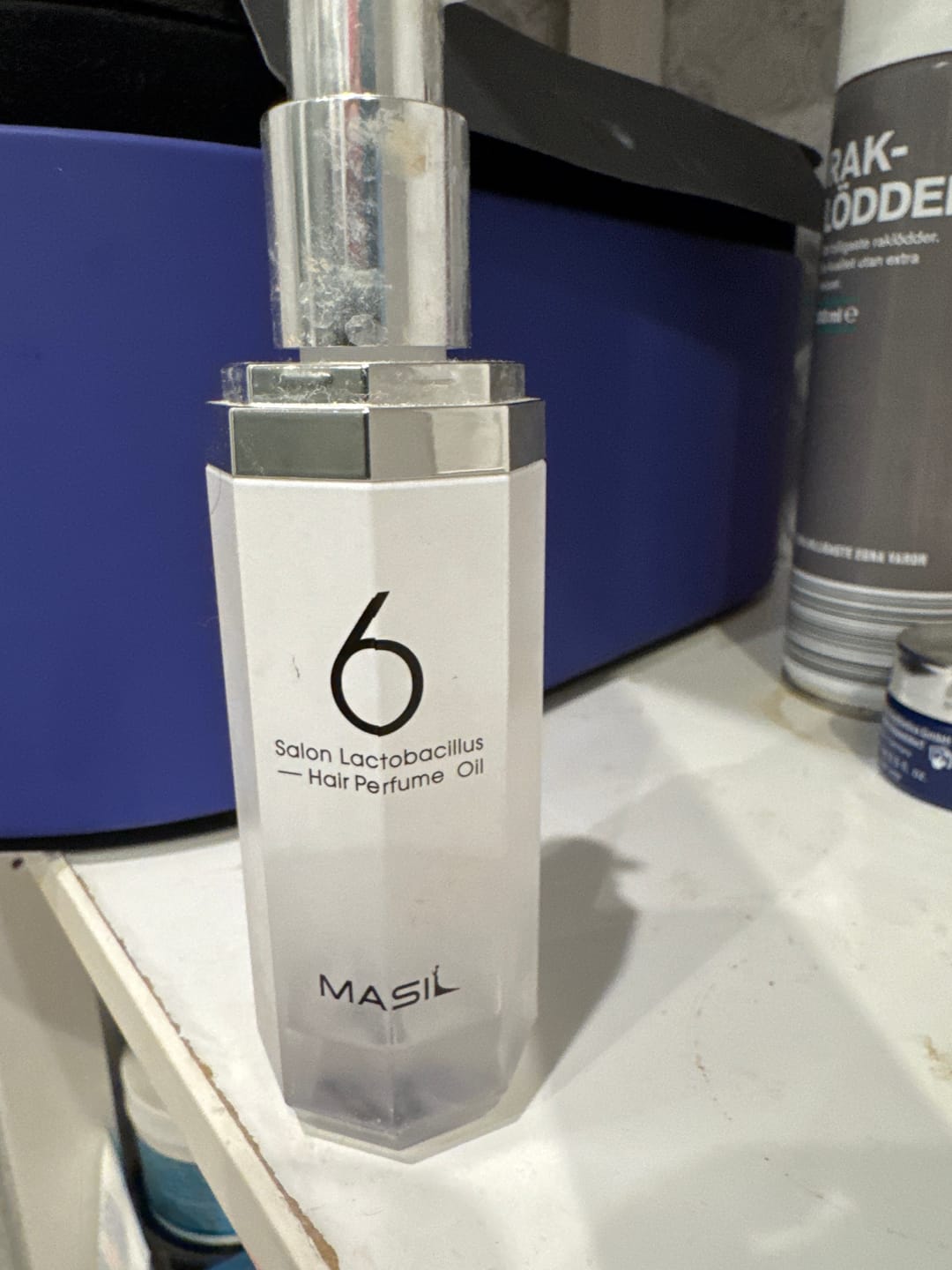Customer photo review of Eļļa matiem ar laktobaktērijām Masil Lactobacillus Hair Perfume Oil Light