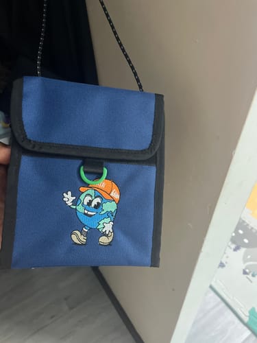 Customer photo review of Outdoor Earth Day Mystery Blue Pouch