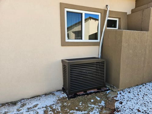 Customer photo review of Mini-Split AC Cover - Bronze