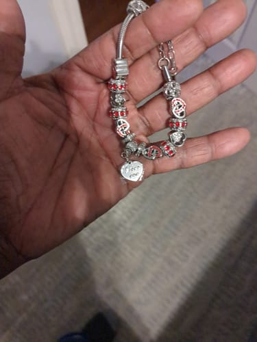 Customer photo review of I Love You Bracelets