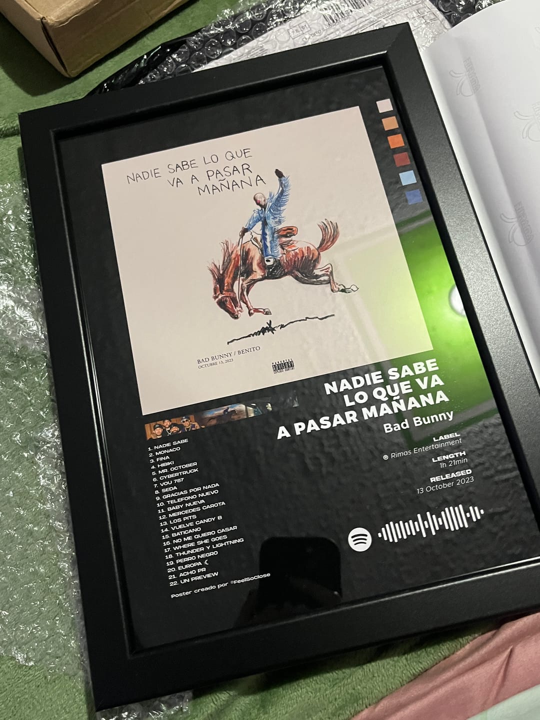 Customer photo review of Nadie Sabe Lo Que Va A Pasar Mañana
