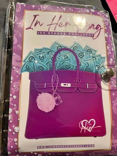 Customer photo review of In Her Bag - $5,050 Challenge Binder