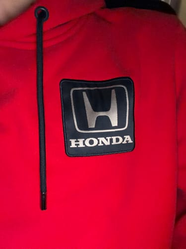 Customer photo review of 1989 Honda Grand Prix Racing Team Hoodie