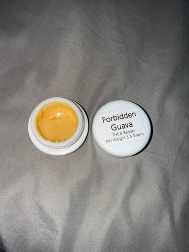Customer photo review of Forbidden Guava | THCA Badder