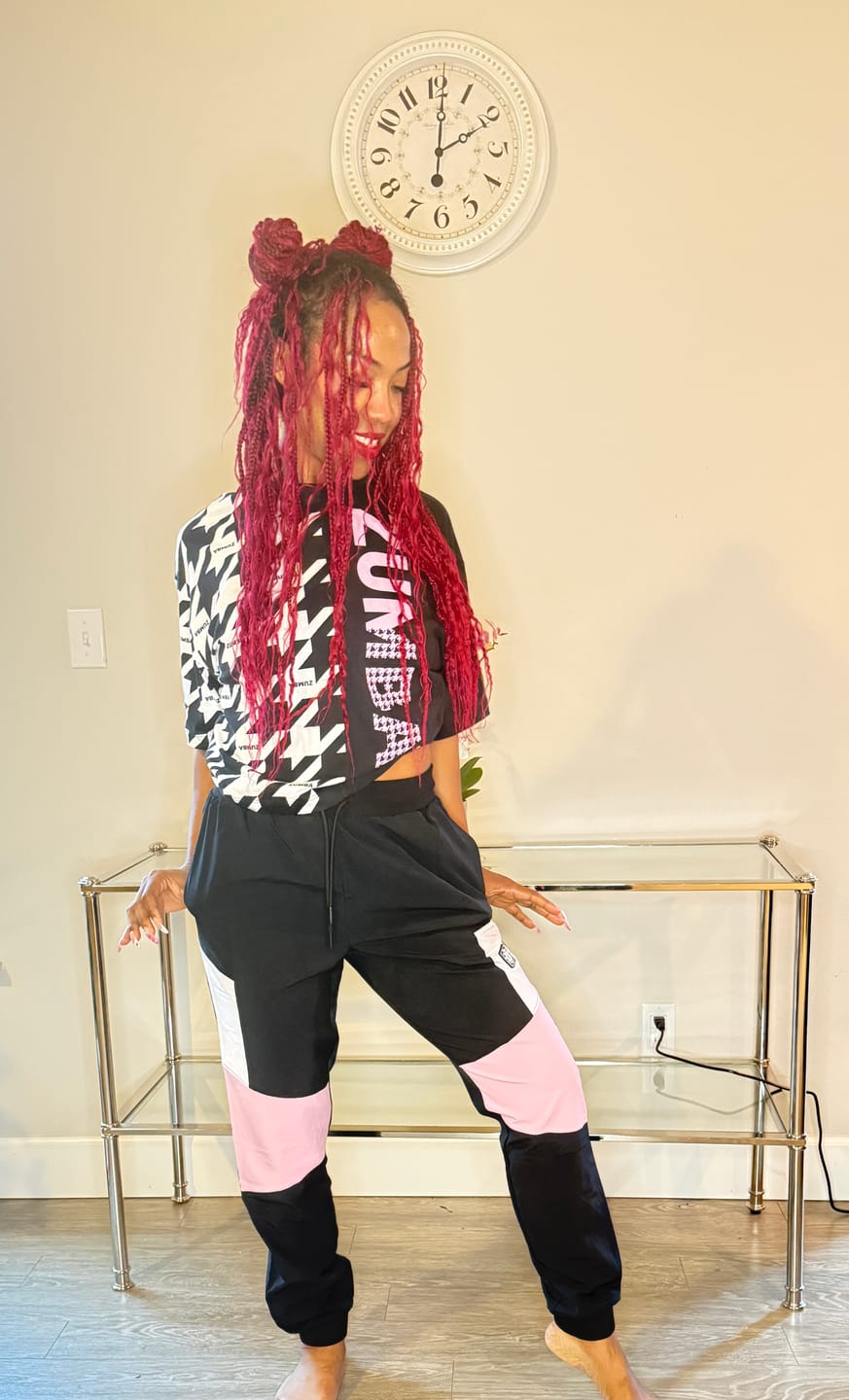 Customer photo review of Zumba Amour Men's Woven Pants