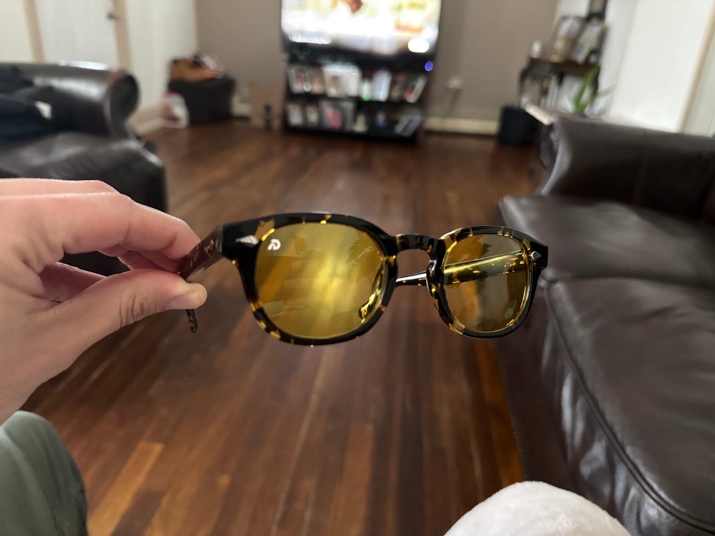 Customer photo review of Blue Light Glasses