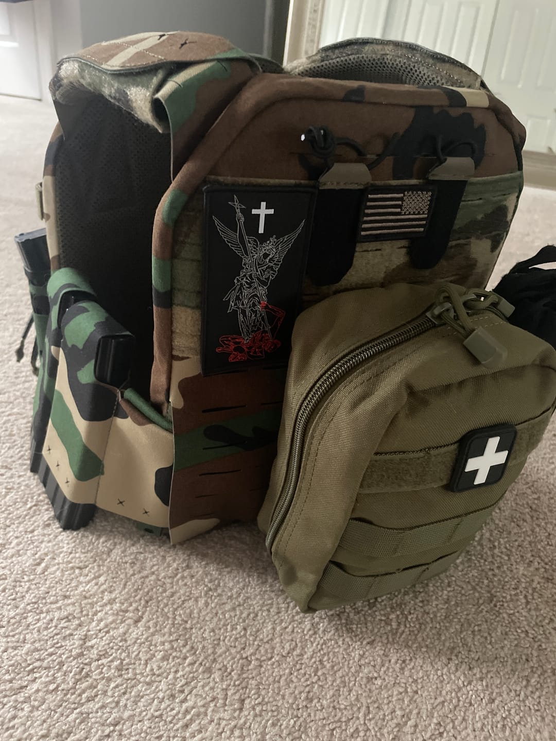 Customer photo review of SAINT MICHAEL Patch