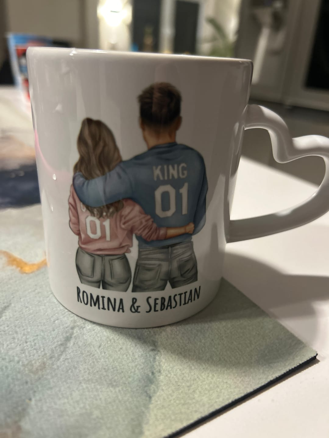 Customer photo review of Jeden Tag - Paar-Tasse
