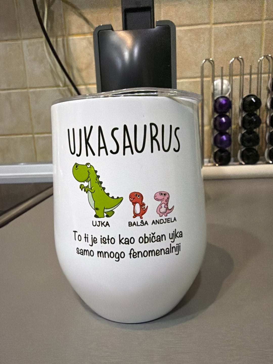 Customer photo review of Ujkasaurus mini termos
