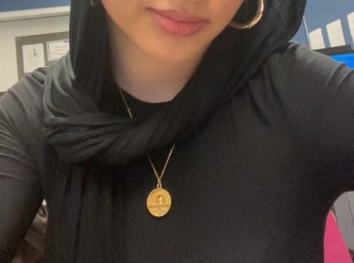 Customer photo review of Dome of the Rock Necklace | Palestine