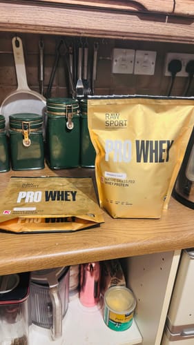 Customer photo review of Grass Fed Whey Protein Powder Pro