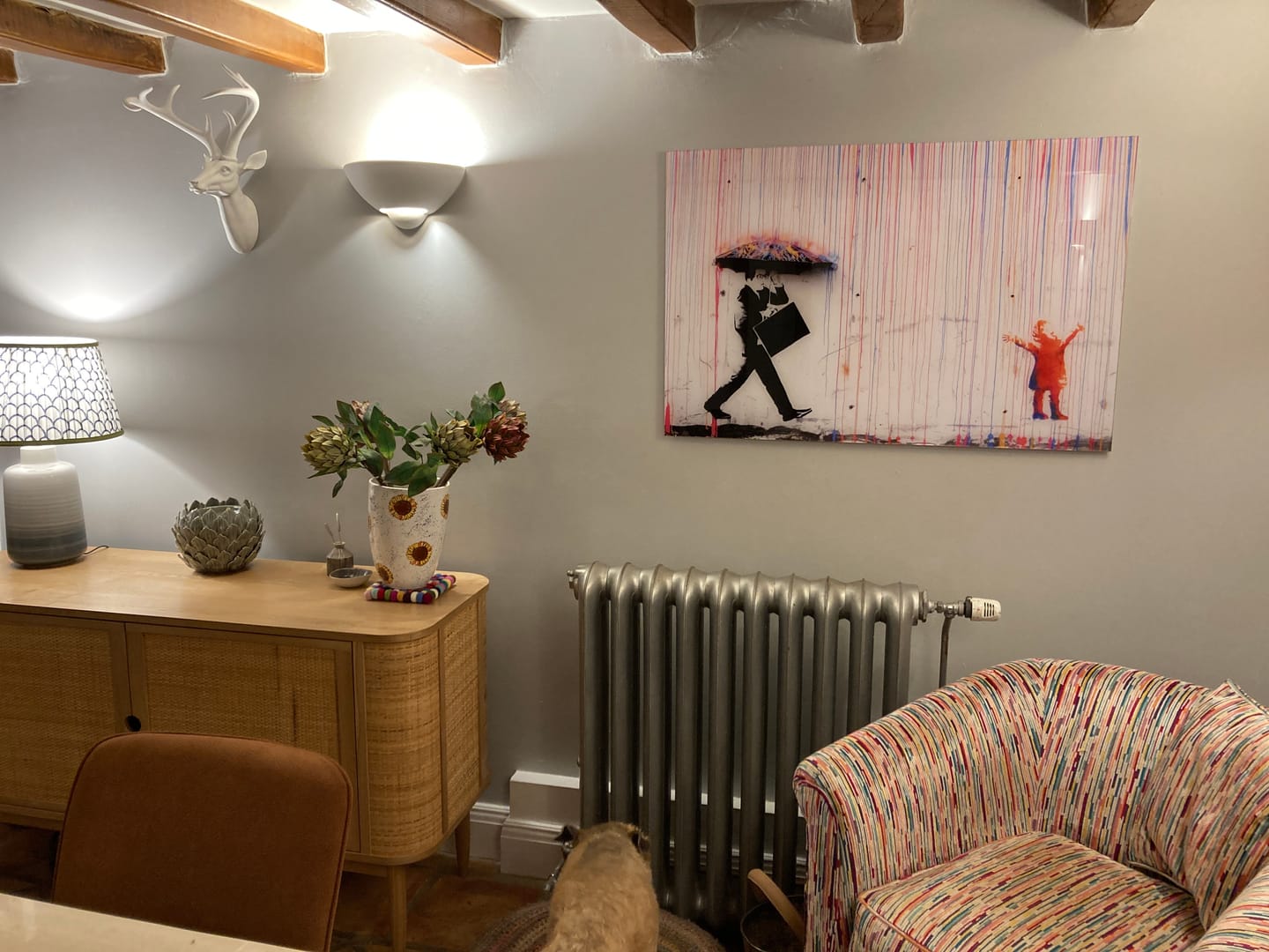 Customer photo review of Banksy I love the Rain