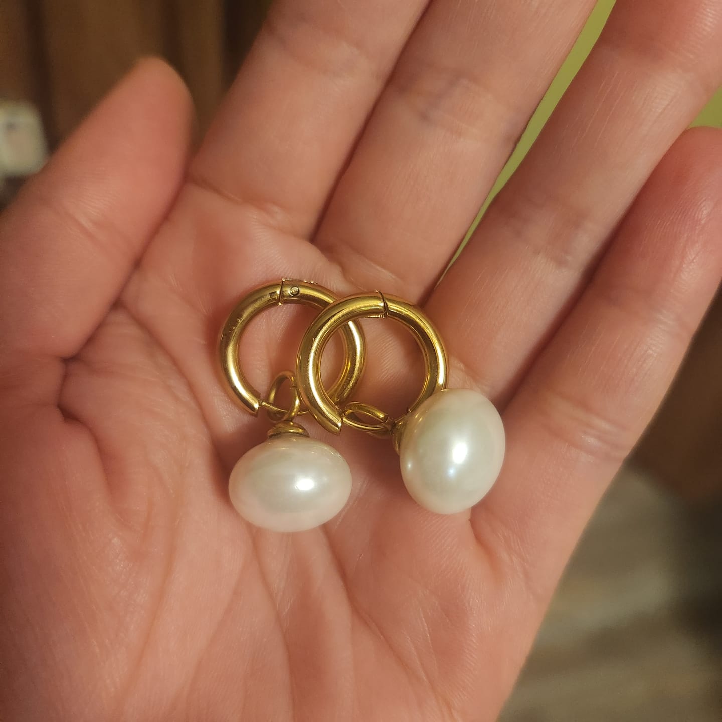 Customer photo review of Petalstone Earrings (Bundle)
