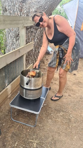 Customer photo review of Rotisserie & Dome Extension (PRE-ORDER)