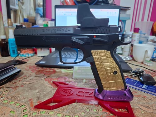 Customer photo review of CZ Shadow 2 Aluminium Magwell | Fast Reloads