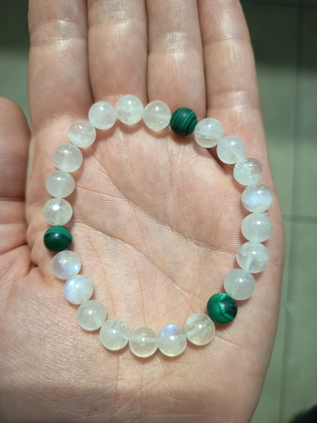 Customer photo review of Bracelet Grossesse Pierre de Lune