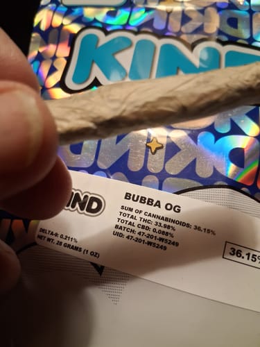 Customer photo review of Bubba OG - 28 Grams - Indica